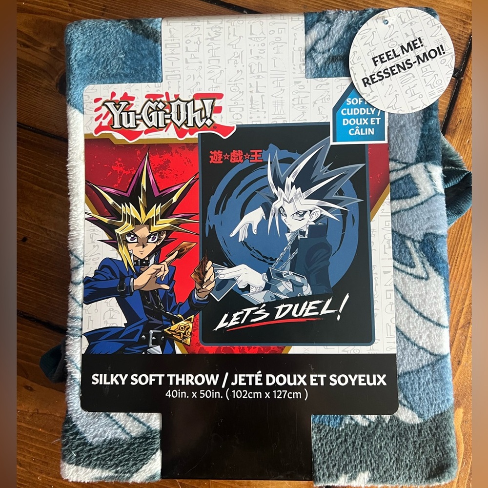 Brand New Yu-Gi-Oh! Silky Soft Throw Blanket